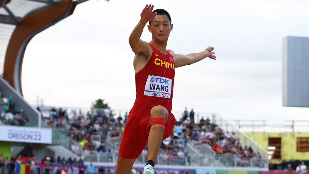 L'athlète chinois Wang Jianan.