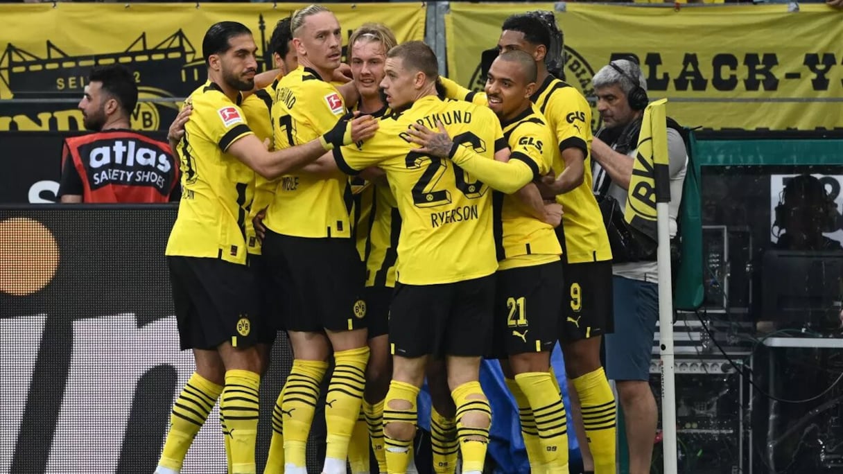 Les joueurs du Borussia Dortmund.