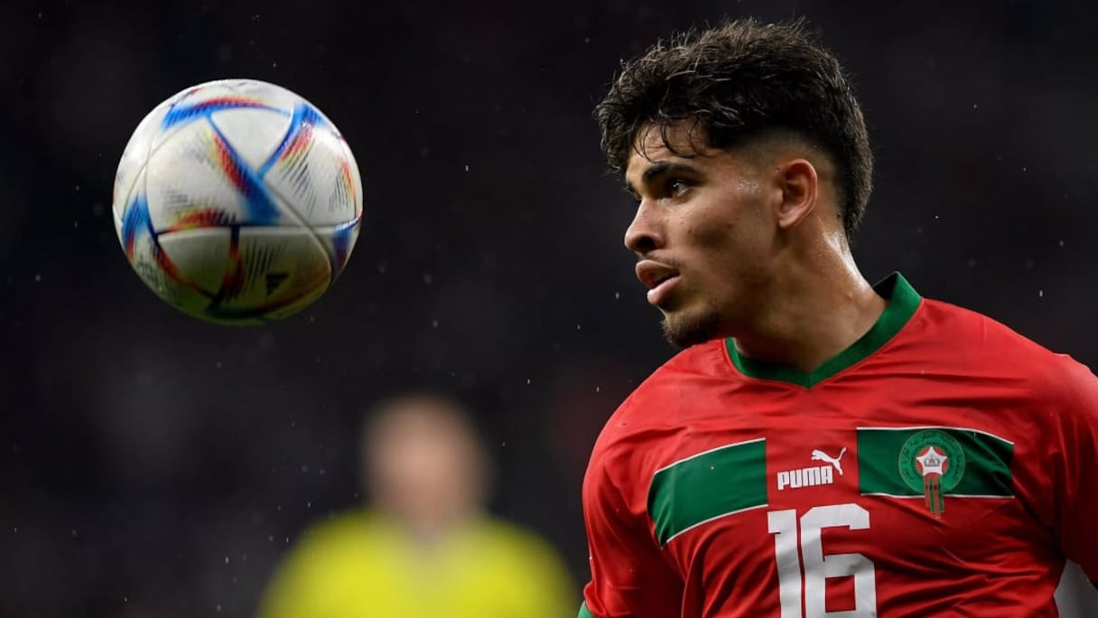 Abde Ezzalzouli, sous les couleurs du Maroc.