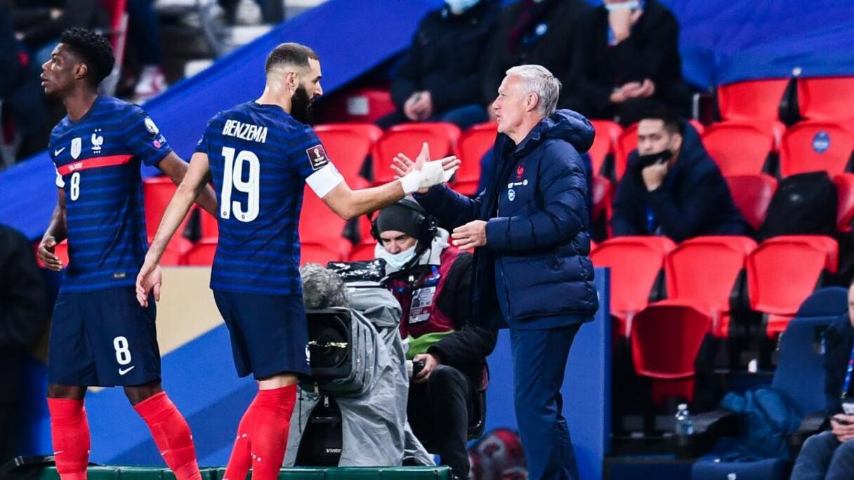 Karim Benzema et Didier Deschamps.
