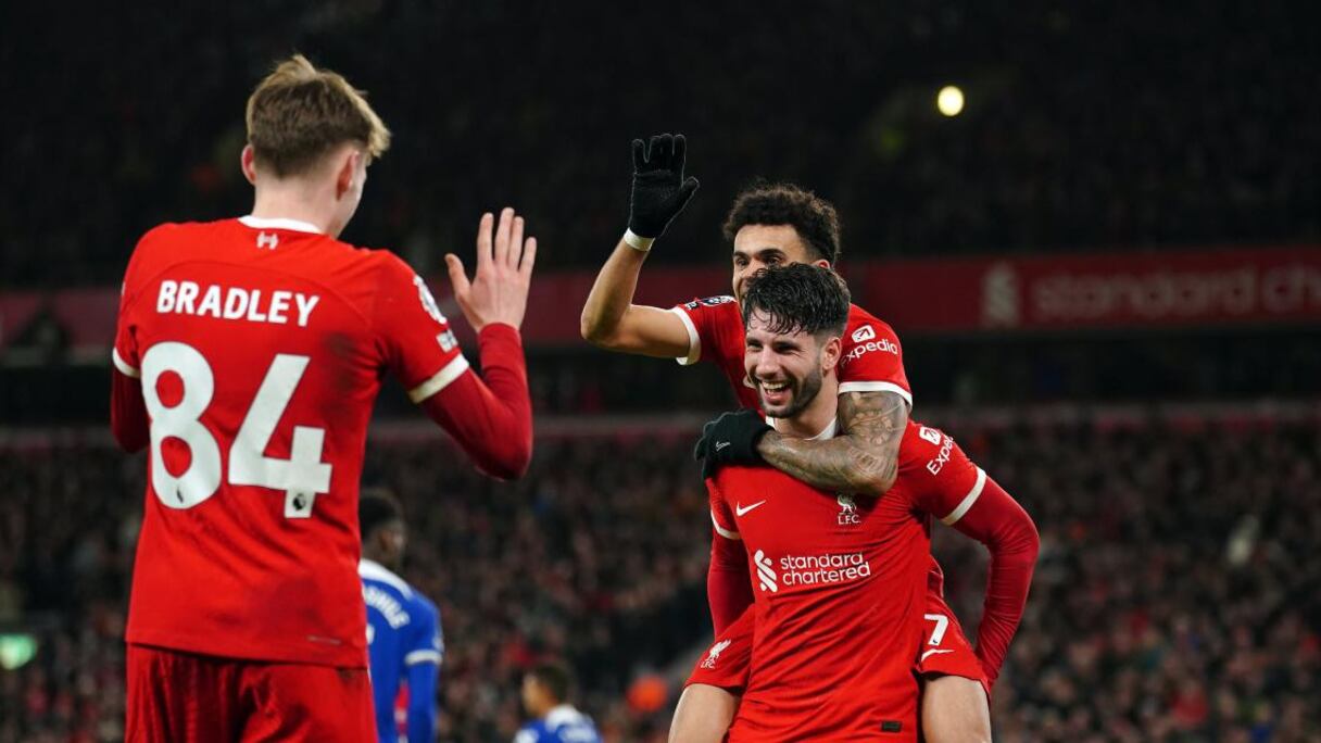 Les joueurs de Liverpool.