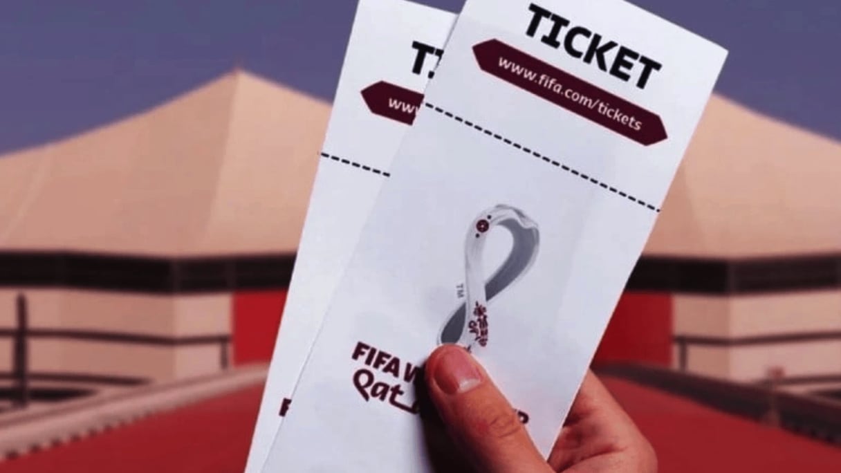 Tickets de la Coupe du Monde Qatar 2022.
