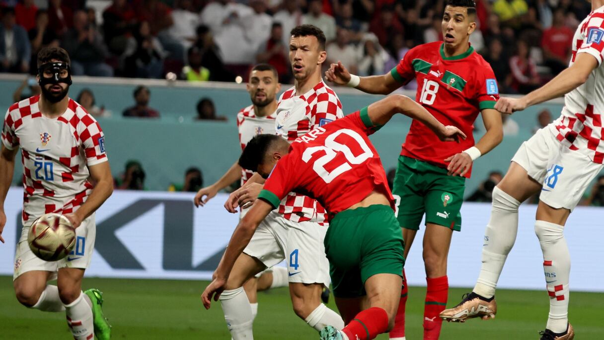 Le but d'Achraf Dari contre la Croatie en match de classement du Mondial 2022.