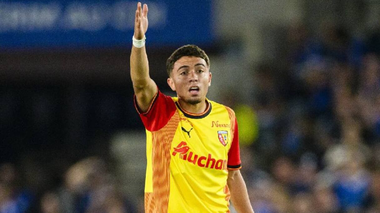 Neil El Aynaoui sous le maillot du RC Lens.