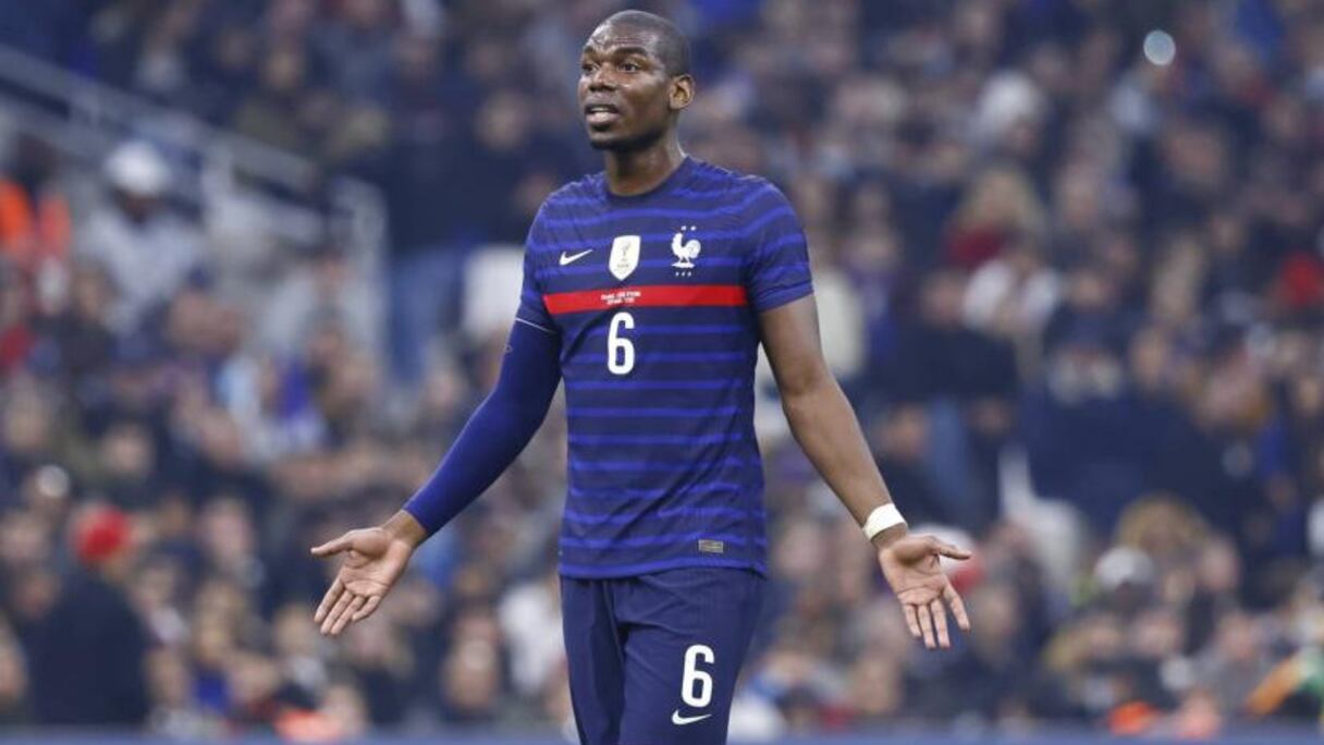 Paul Pogba avec l'équipe de France.