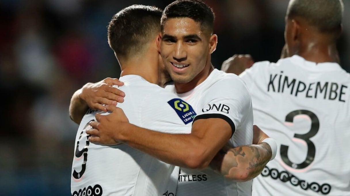 Mauro Icardi et Achraf Hakimi.