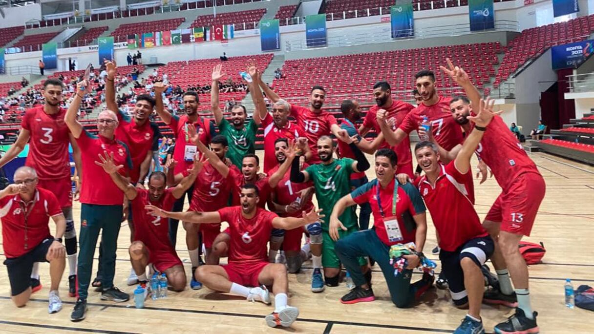 L’équipe nationale de volleyball.