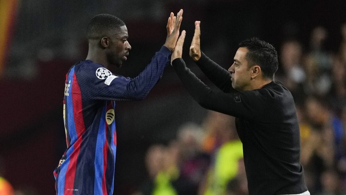 Ousmane Dembélé et Xavi