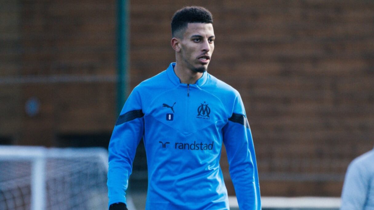 Azzedine Ounahi à l'entrainement de l'Olympique de Marseille