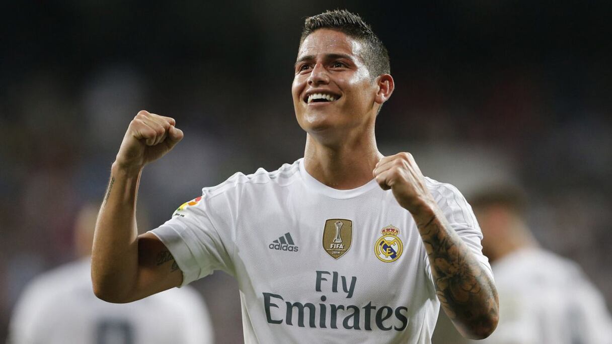 4- James Rodríguez (Real Madrid) : 62,5 millions d’euros (environ 667,2 MDH)