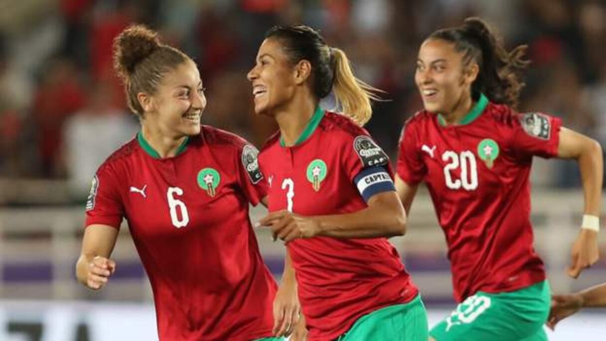 Ghizlane Chebbak, capitaine et buteuse des Lionnes de l'Atlas.