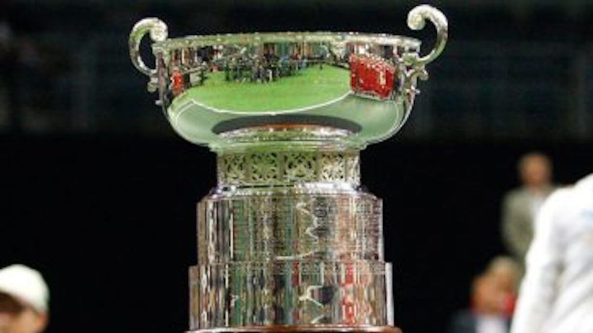 Le trophée de la Fed Cup, équivalent féminin de la Coupe Davis.