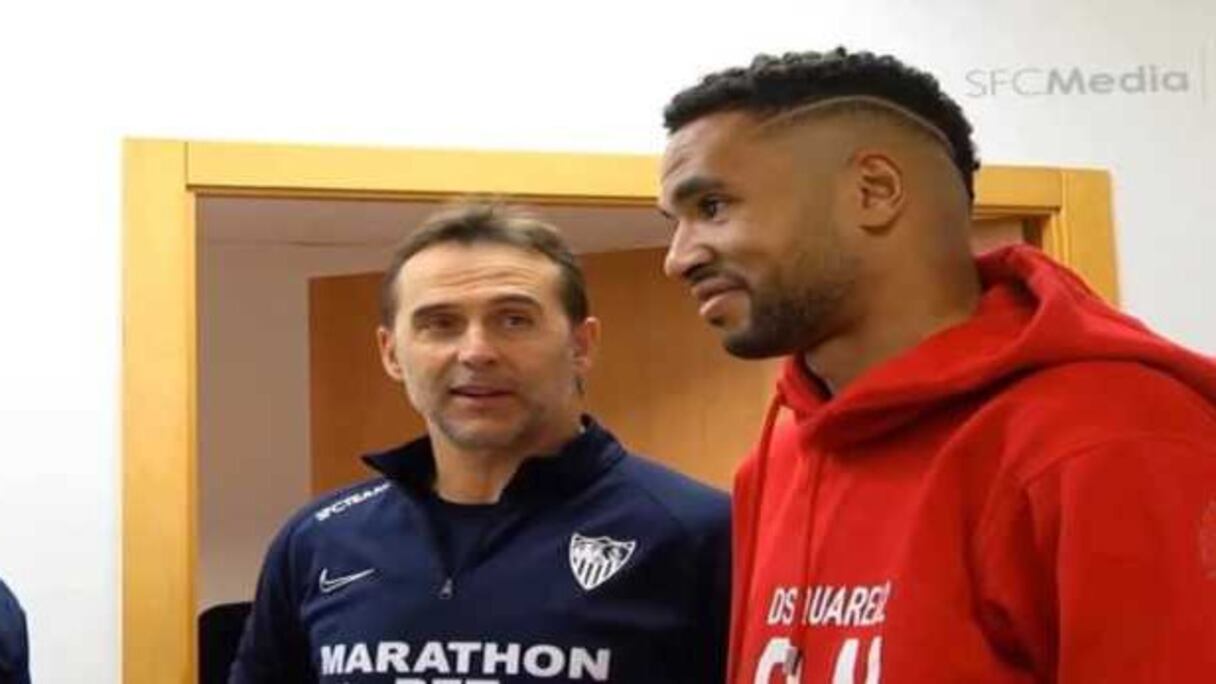 Youssef En-Nesyri, international marocain de Séville FC.