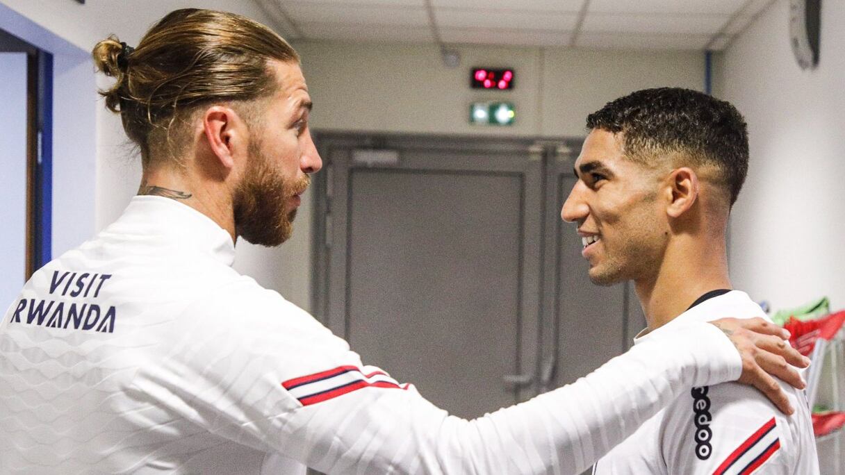 Achraf et Hakimi et Sergio Ramos.