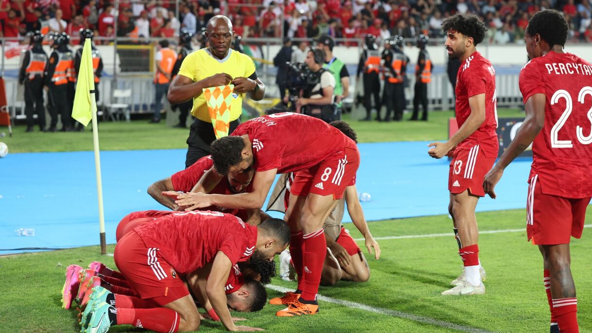 Les joueurs d'Al Ahly contre le Wydad en finale de Ligue des Champions, le 11 juin 2023.