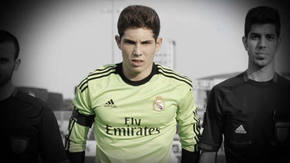 Luca Zidane, fils de Zinedine et gardien des U17 du Real Madrid.