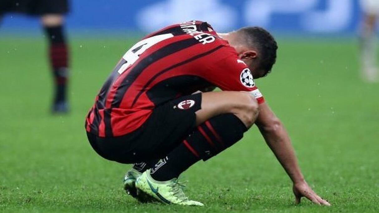 Ismaël Bennacer, milieu de terrain algérien de l'AC Milan.