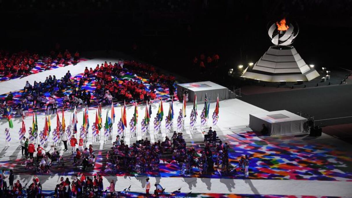 La cérémonie de clôture des Jeux paralympiques 2020, à Tokyo.