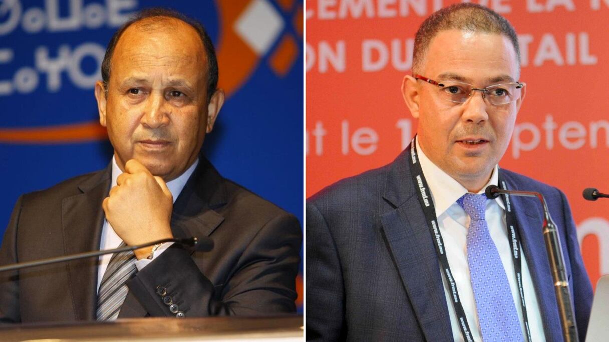 Fouzi Lekjaa, président de la FRMF, et Abdeslam Ahizoune, président de la FRMA.