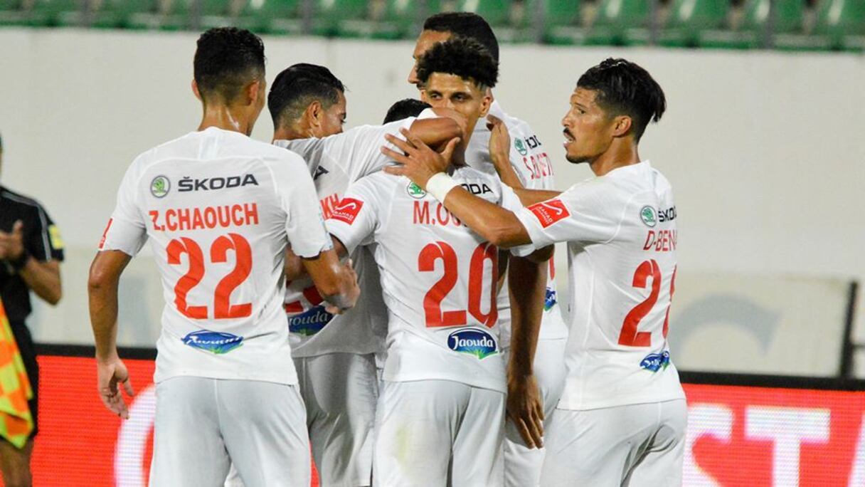 Les joueurs du Hassania d'Agadir.