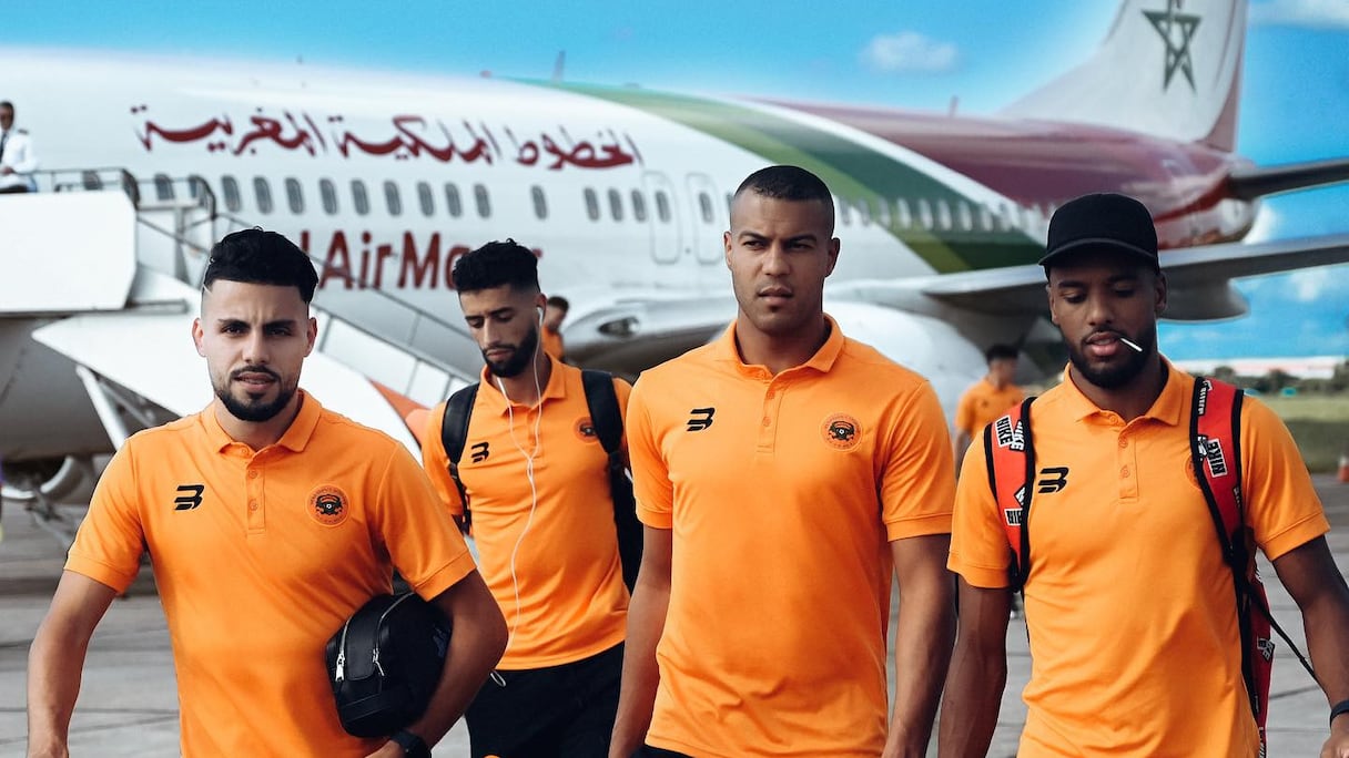 Les joueurs de la RS Berkane.