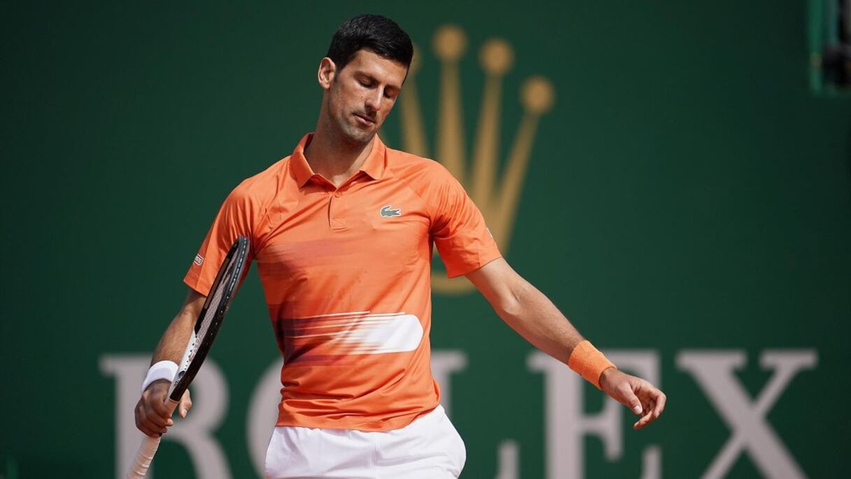 Novak Djokovic à Monte-Carlo.