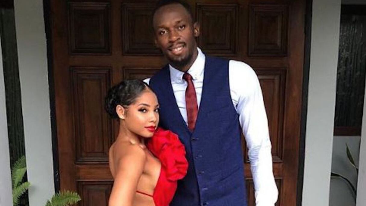 Usain Bolt et sa compagne Kasi Bennett.