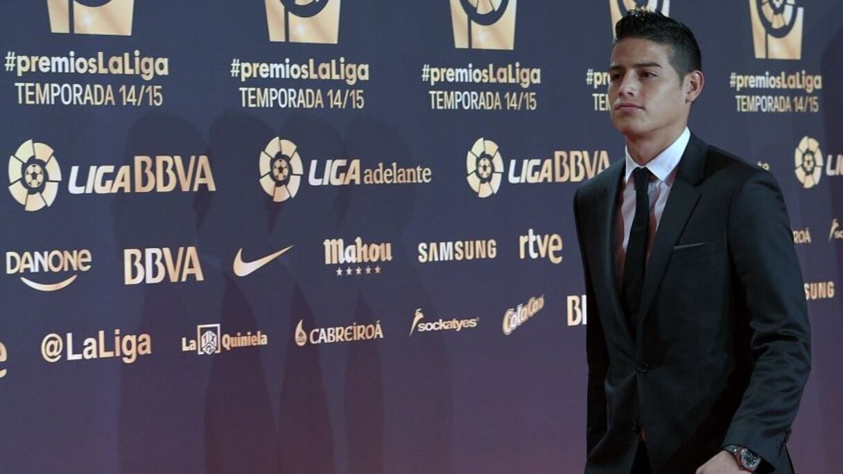 James Rodriguez, meilleur milieu de terrain du championnat espagnol.
