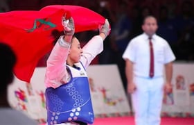 La taekwondoïste Nada Laaraj.