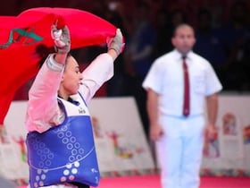 La taekwondoïste Nada Laaraj.