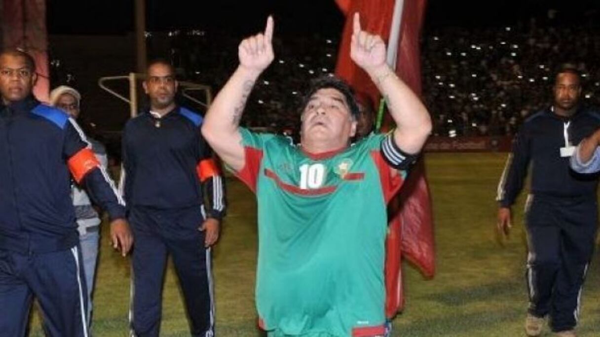 Diego Maradona à Laâyoune.