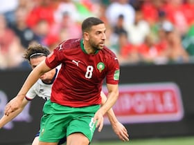 Adel Taarabt lors du match USA-Maroc.