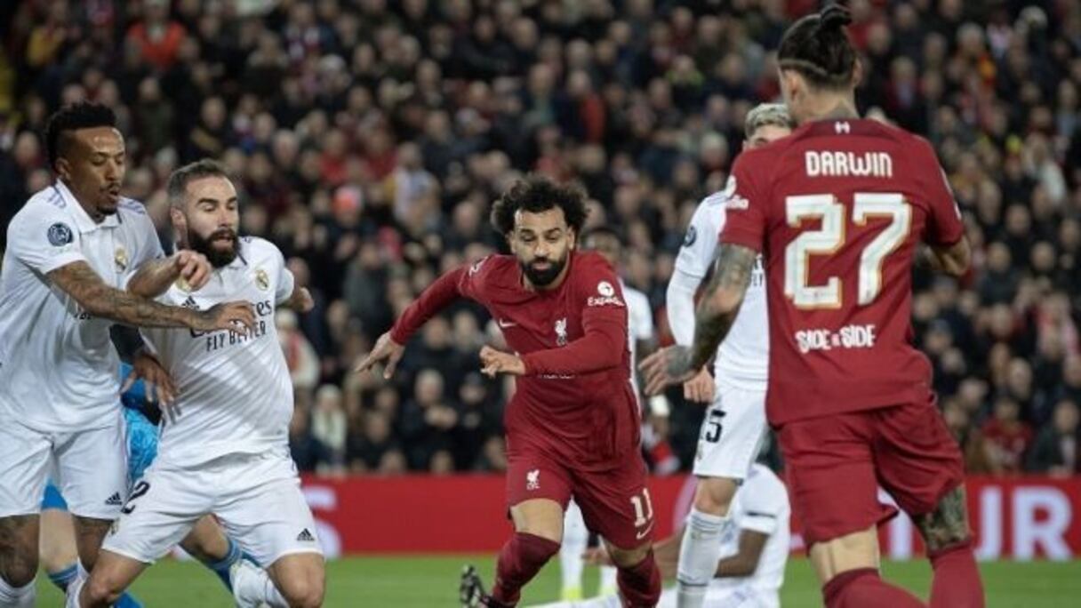 Duel Real Madrid-Liverpool en Ligue des champions.