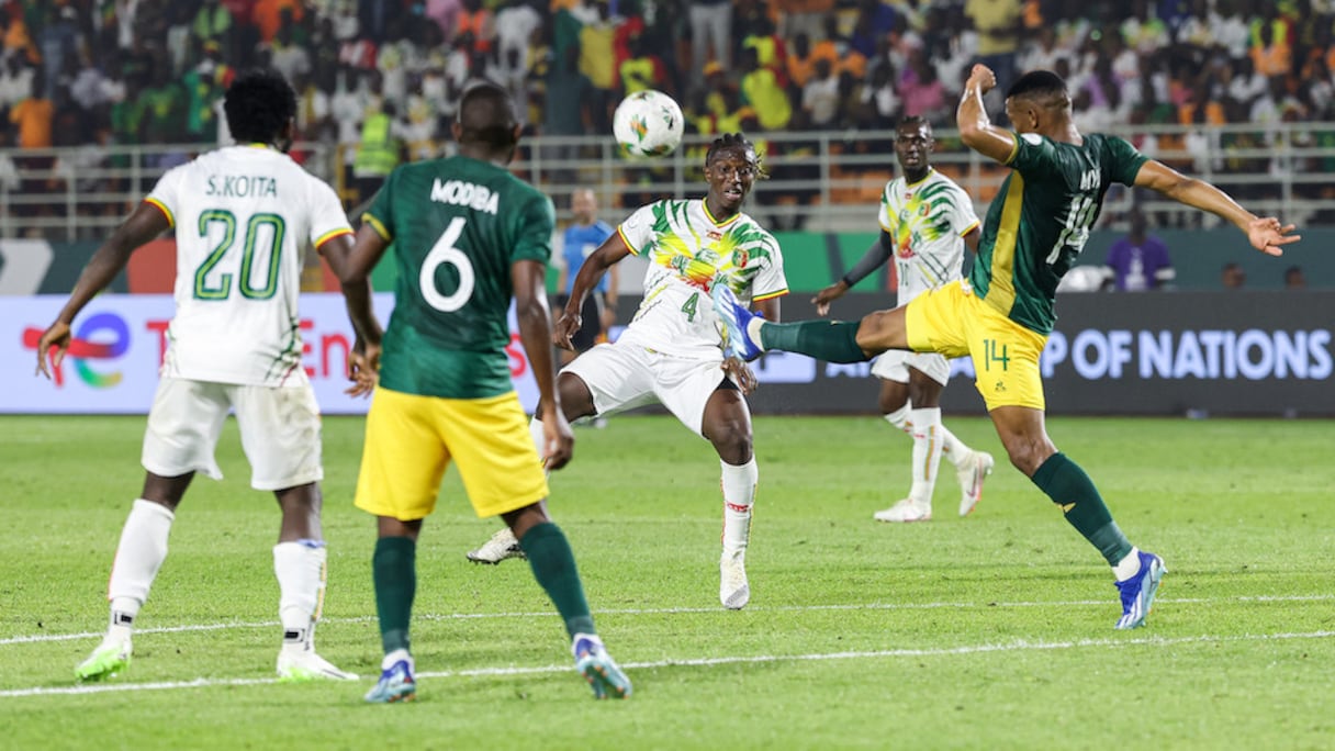 Séquence du match Mali-Afrique du Sud, disputé le 16 janvier 2024.