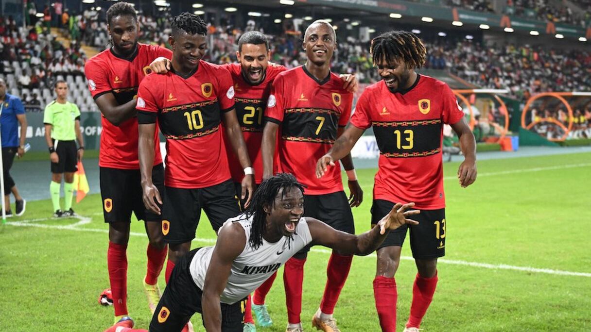 La joie des Angolais contre le Burkina Faso, le mardi 23 janvier 2024