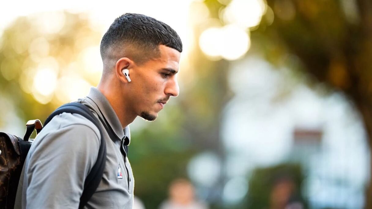 Youcef Atal, international algérien de l'OGC Nice.