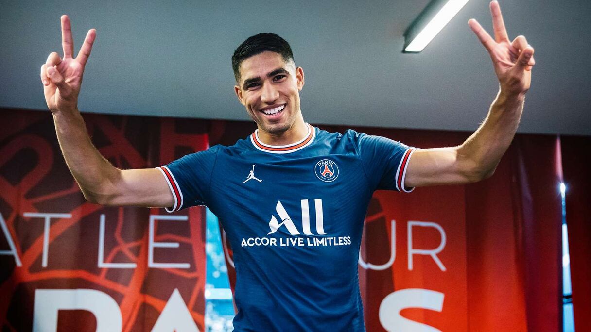 Achraf Hakimi au Paris Saint-Germain.