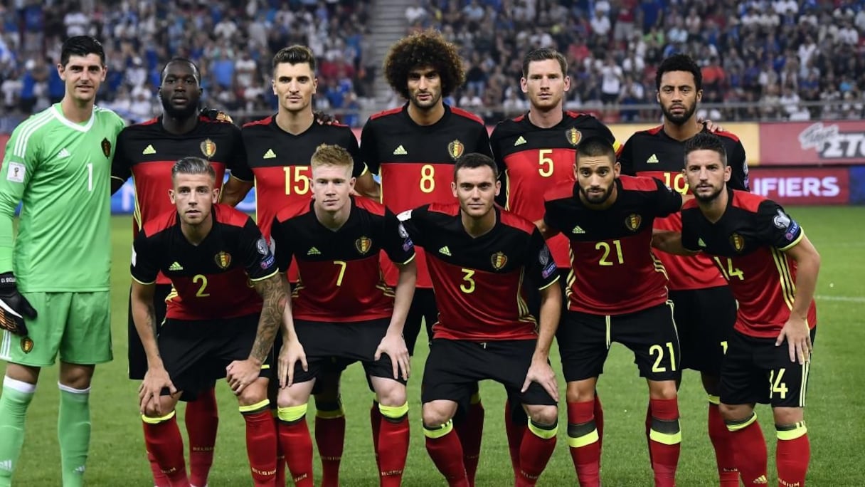 L'équipe nationale de la Belgique opposée à l'Italie en match amical au stade Roi Beaudouin à Bruxelles, le 13 novembre 2015.