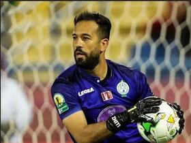 Anas Zniti, gardien international du Raja de Casablanca.