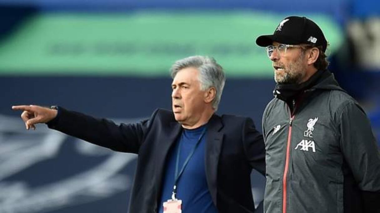 Jürgen Klopp et Carlo Ancelotti.