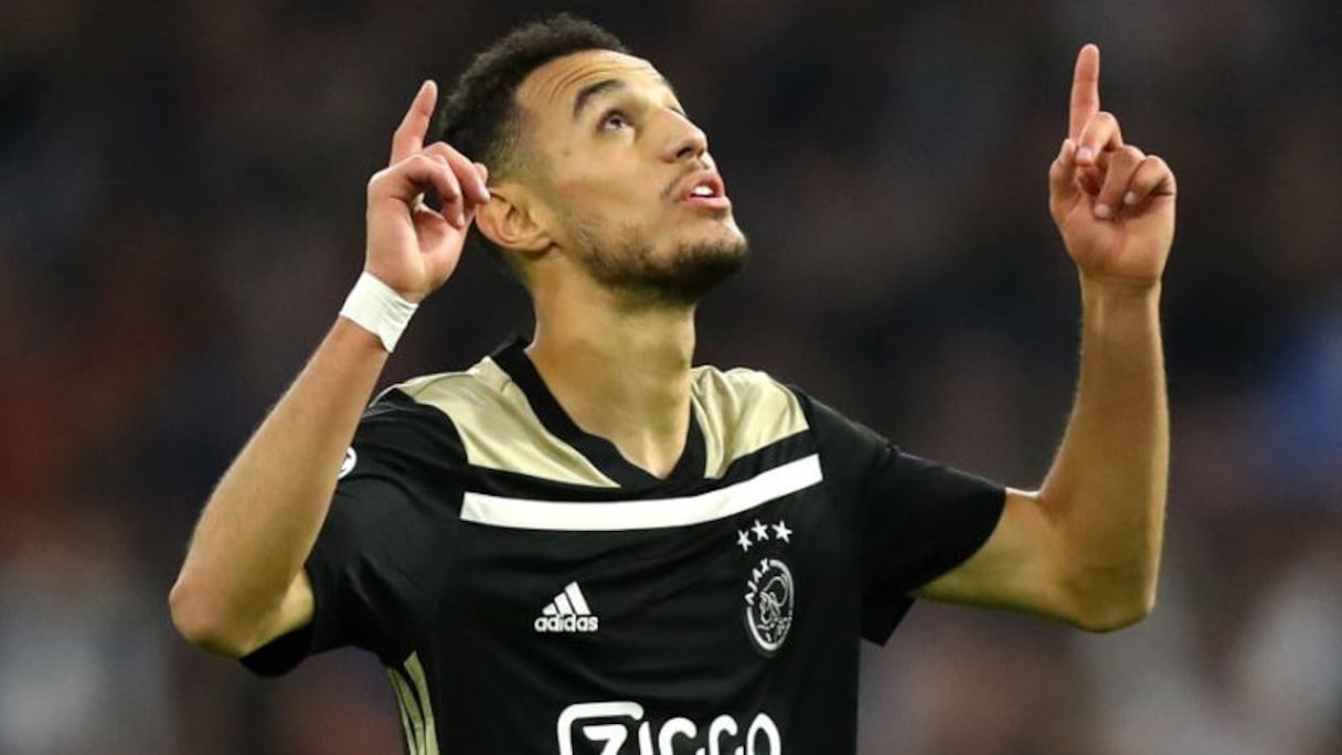 Noussair Mazraoui, défenseur marocain de l'Ajax Amsterdam.