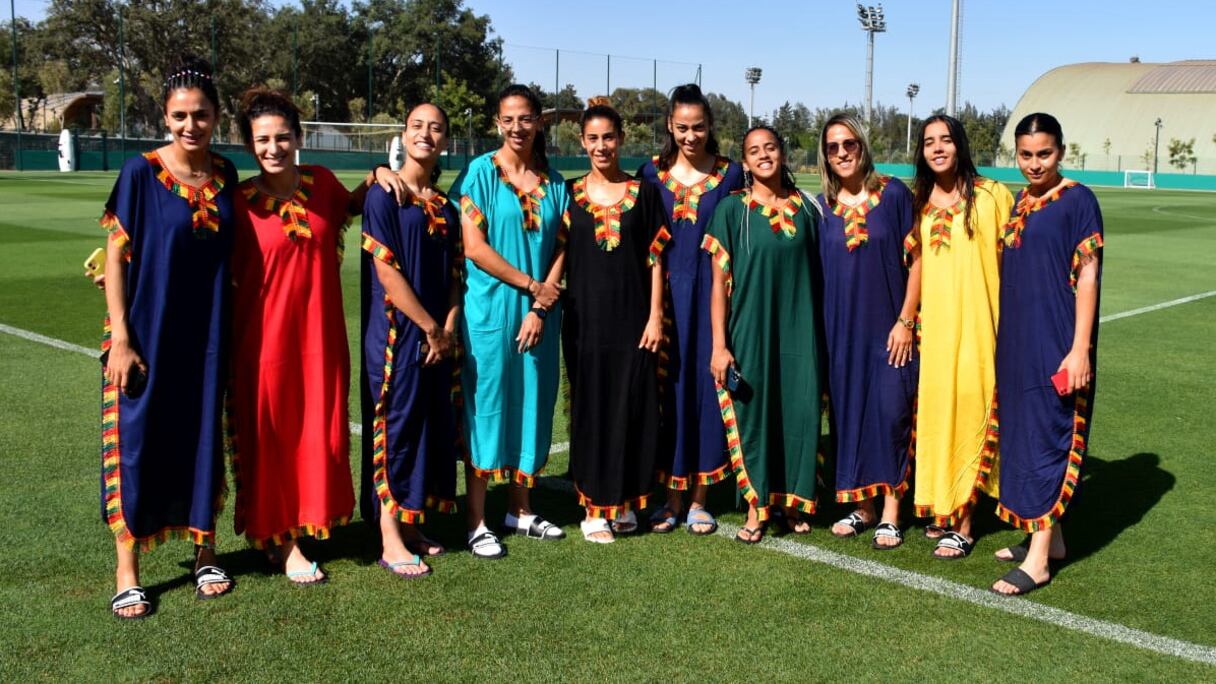 Les Lionnes de l'Atlas célèbrent l'Aïd Al Adha ensemble.