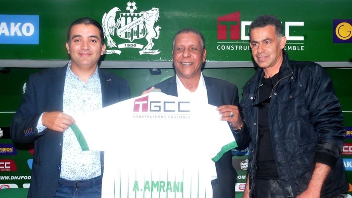 Abdelkader Amrani, coach algérien du DHJ.