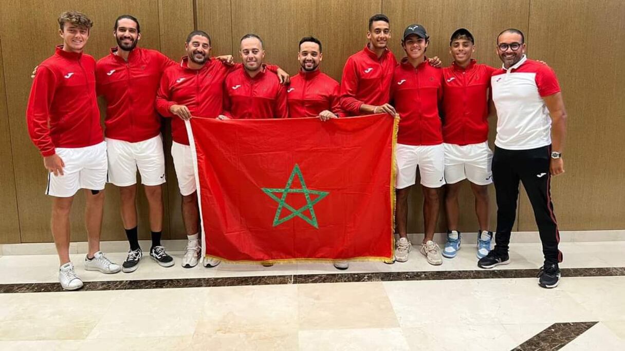 L'Équipe nationale marocaine de tennis.