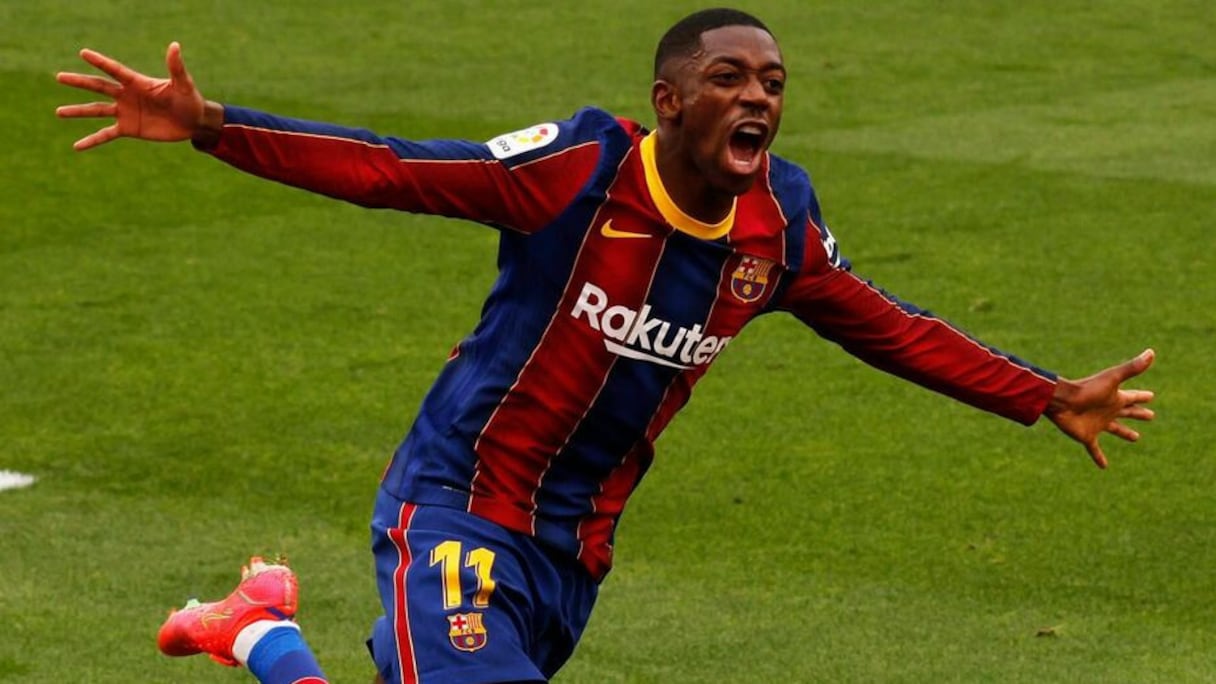 Ousmane Dembélé, international français du FC Barcelone.