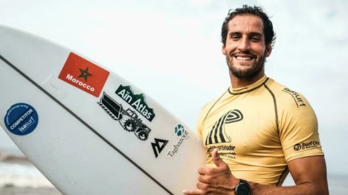 Le surfeur marocain, Ramzi Boukhiam.
