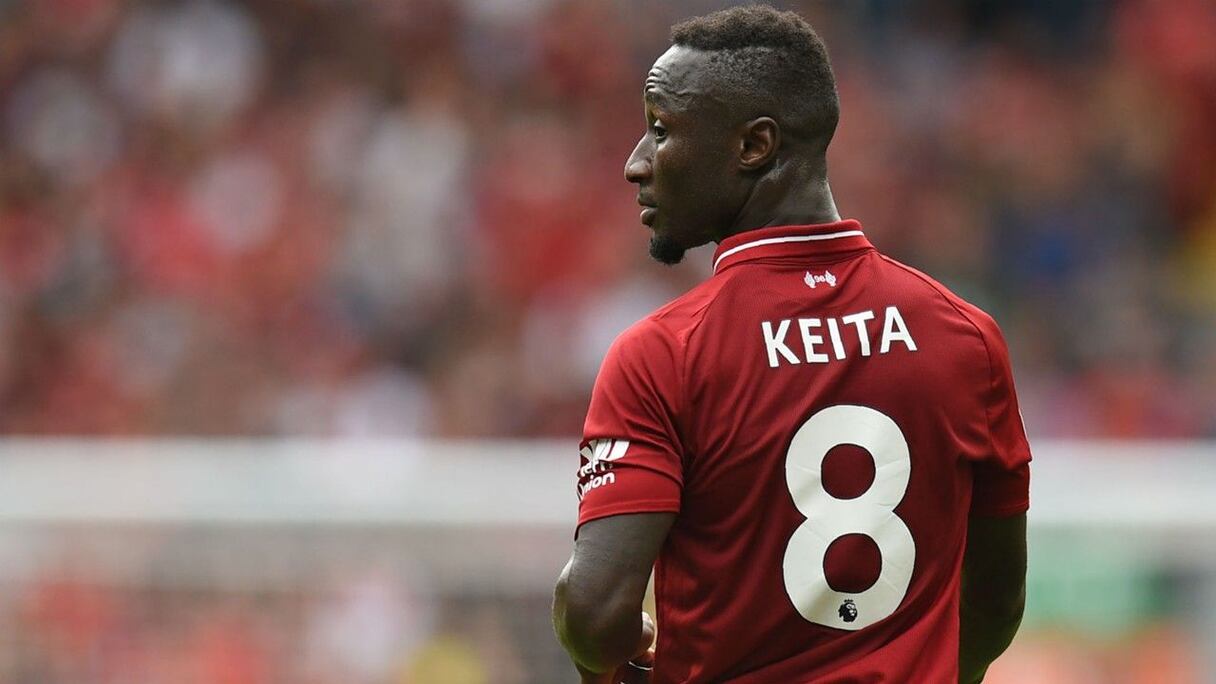 Naby Keita, international guinéen de Liverpool.