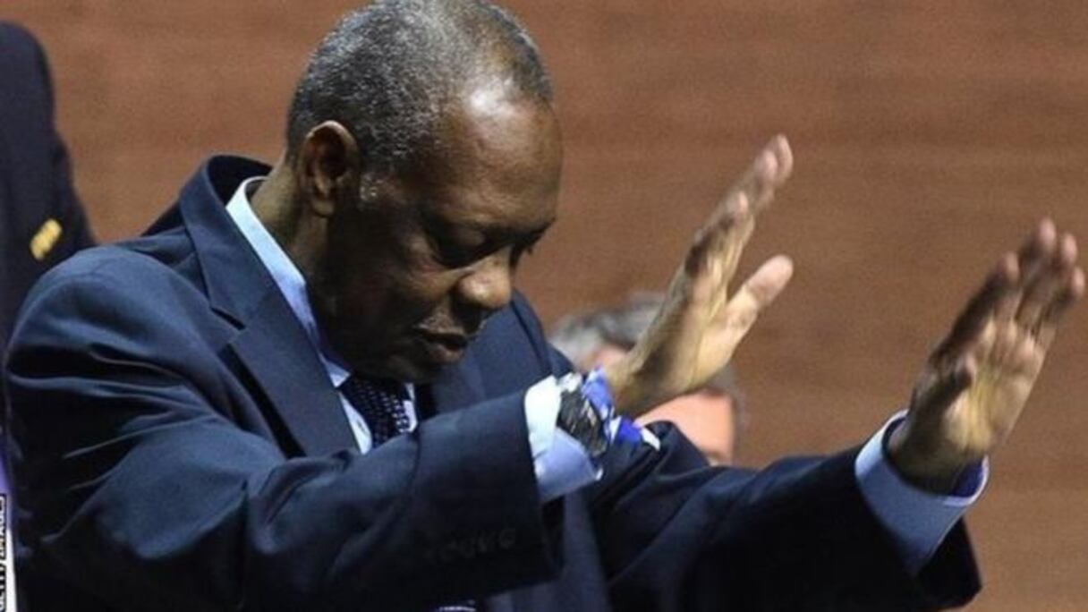 Issa Hayatou, président de la CAF de 1988 à 2017.