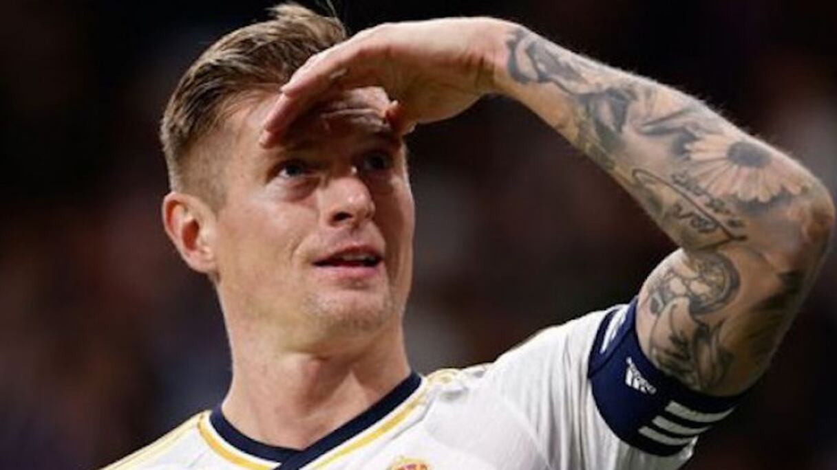 Toni Kroos, international allemand du Real Madrid.