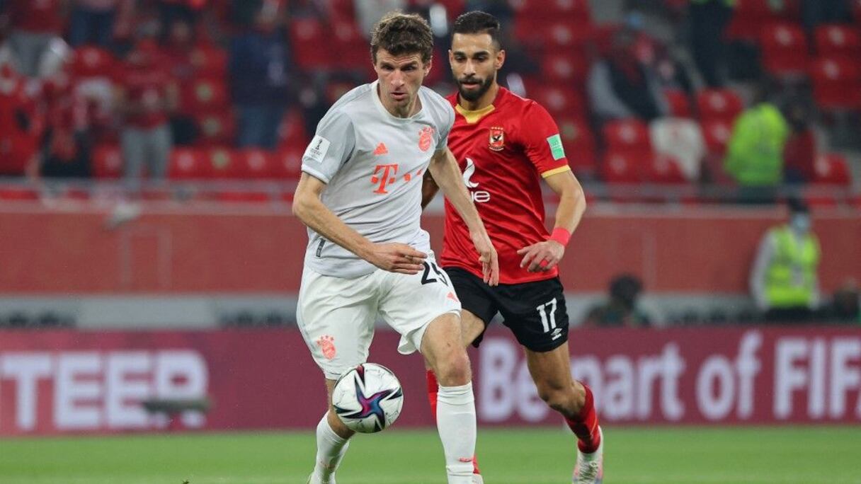 Thomas Muller contre Al Ahly en demi-finale du Mondial des Clubs.